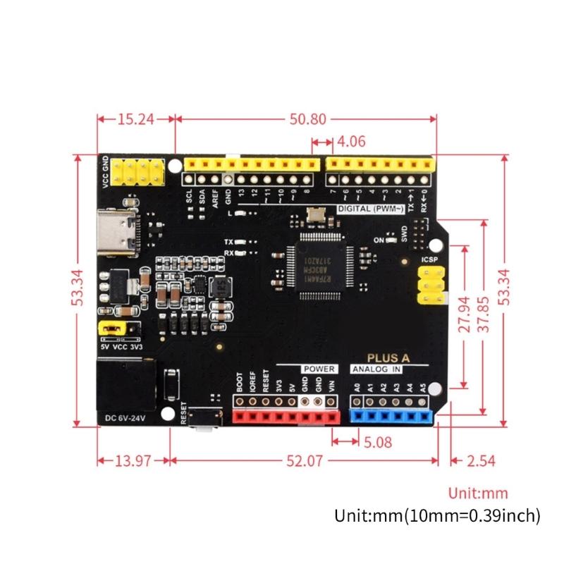 Based R7FA4M1AB3CFM R7FA4 Board Microcontroller Board 5V Output 2000mAh