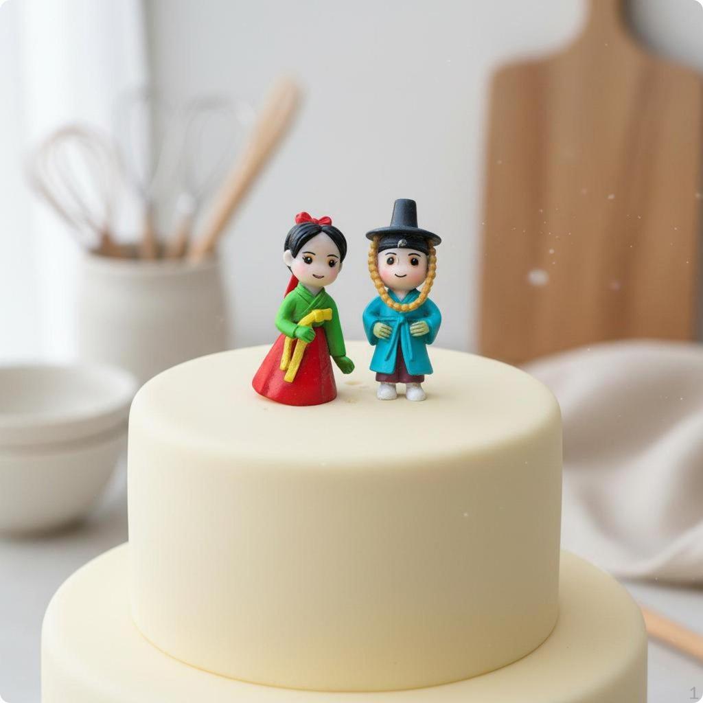 Couple Figurine Cute Design Miniature People Figures Handmade Fairy Garden Miniatures for Potted