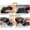 Schnellwechsel-Fotografie Street Grip Kit 2-in-1 Abnehmbar Mit Cold Shoe Kamera-Griffgriff Leicht für DJI Osmo Action 6