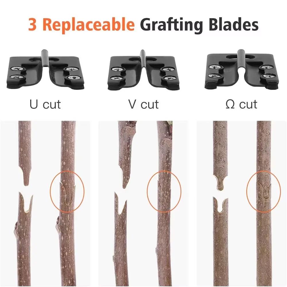 Professional Grafting Pruner Scissors Branch Cutter Secateur for Fruit Trees Plant Care Pruning Vaccination Garden Tool