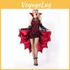 Horror Vampire Bride Stage Costume For Theatrical Shows With Spandex Blend For Women