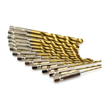 13Pcs Hartmetall Twist Bohrer Power Tool Hss Titan Beschichtet Bohrer