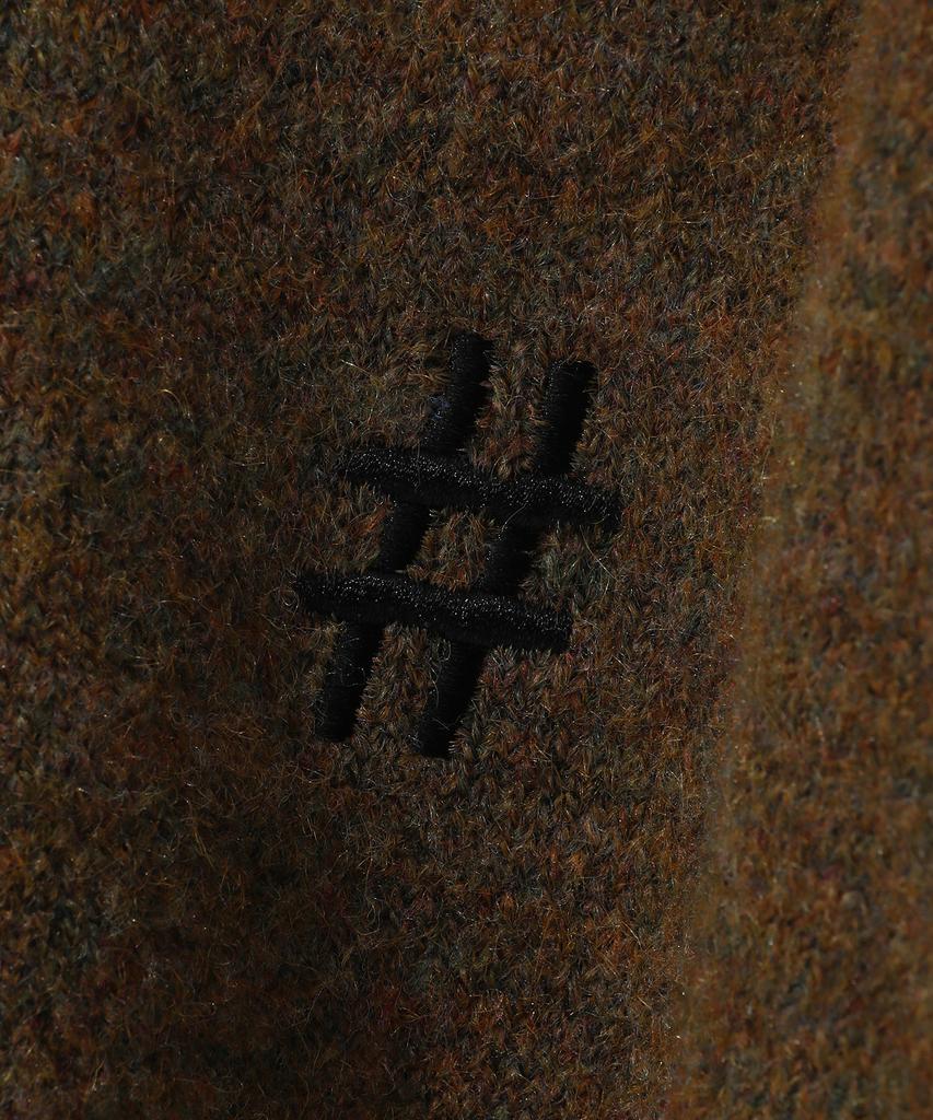 BEENTRILL Essentials Hashtag Logo Knit (Khaki)