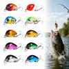 10PCS 3cm/1.6g Hard Baits ABS Fishing Lures Durable Fishing Crankbaits Freshwater Fishing