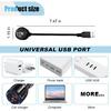 USB Car Roof Star Projector Night Light, Adjustable Car Interior Atmosphere Lamp Star Lights with 9 Modes, Portable Sound Activated LED Ambient Light