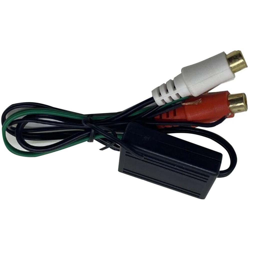 Bumdenuu Car Audio, Speaker to 2RCA Line, Output Converter, In/Out Hi/Low