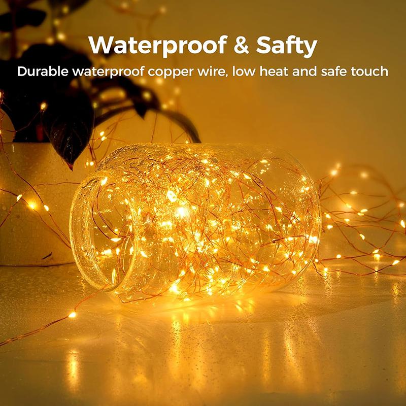 LED Fairy String Lights USB Copper Wire Firefly Garland Light For Home Bedroom Birthday Gift Wedding Party Holiday Decoration