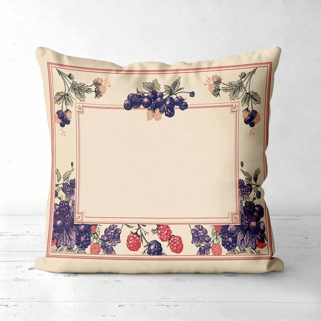 Floral Grape Pillow Set For Cozy Home Decor Polyester pillowcase, sofa decorative cushion cov Headboard Pillow