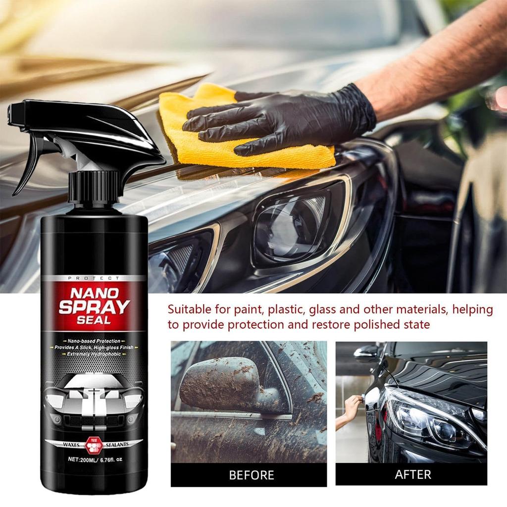 Car Agent, Car Ceramic , 200ml Nano Car Gloss Refresher |