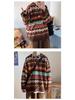 Unisex Lässiger Lockerer Pullover mit Herbst-Gänseblümchen-Muster