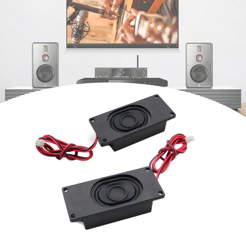 1pair Speaker 3070 8Ohm 3W Computer Loudspeaker Speaker Full Frequency Rectangles Speaker Quality Sound for Electronics