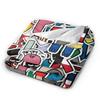 Alphabet Lore English Cartoon Fashion Blankets Villain Letters Fuzzy Awesome Breathable Throw Fashion Blanket for Home Textile Decor Car