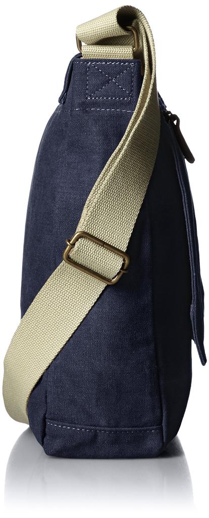 Canvas Shoulder Bag FLAP SHOULDER Series A4 Compatible New Color 3X57 Navy [Hampukobou]