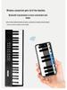 Rechargeable 88-Key Foldable Digital Piano: Bluetooth & MIDI, Perfect for Beginners & Kids