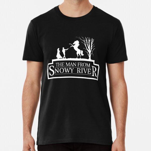 The Man From Snowy River TShirt Made in Australia Unisex T-Shirt S