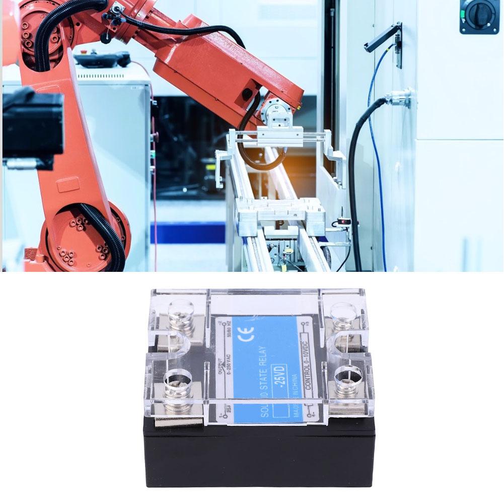 BERM Solid State Relay Single Phase with High Performance Optocoupler Control 0 10VDC Load 0 250VAC(BERM 25VD )