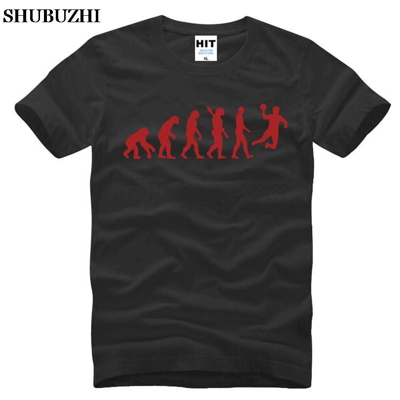 Evolution Handball T Shirt Unisex Summer Short Sleeve Fashion Cotton Cool Evolution T-Shirt   Shubuzhi Top Tees Unisex T-shirt