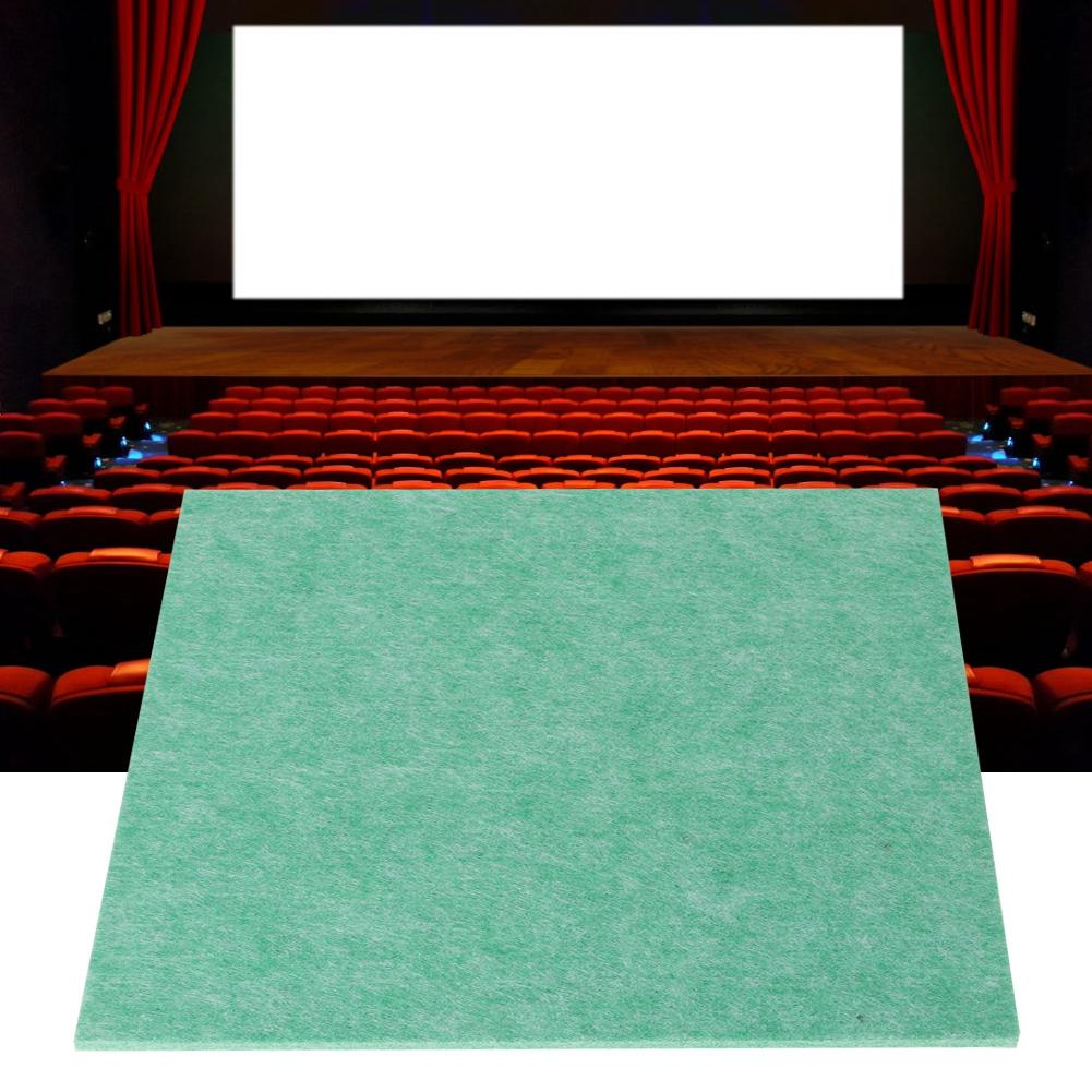 6pcs Sound Absorbing Soundproofing Cotton Foam Acoustic Panels for KTV Cinema Studio(Blue )