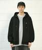 Fromatob Hoodie Zip-Up Black Tobzt133