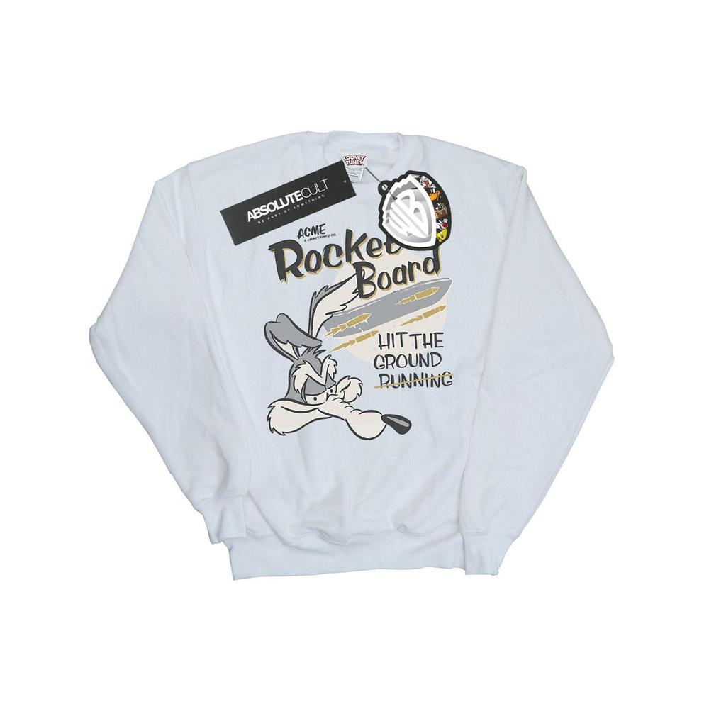 Looney Tunes Womens/Ladies Wile E Coyote Rocket Board Sweatshirt