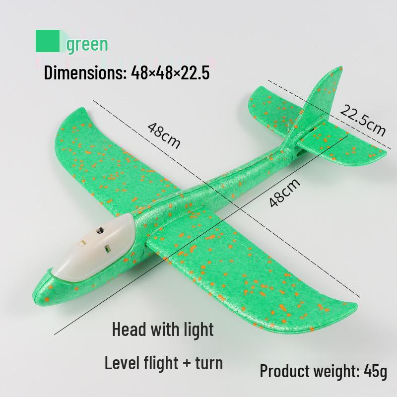 Handheld Foam Airplane Launcher Toy for Kids - Outdoor Sports Fun
