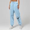 Ladies' Printed Unisex Casual Pocket Drawstring  Pants