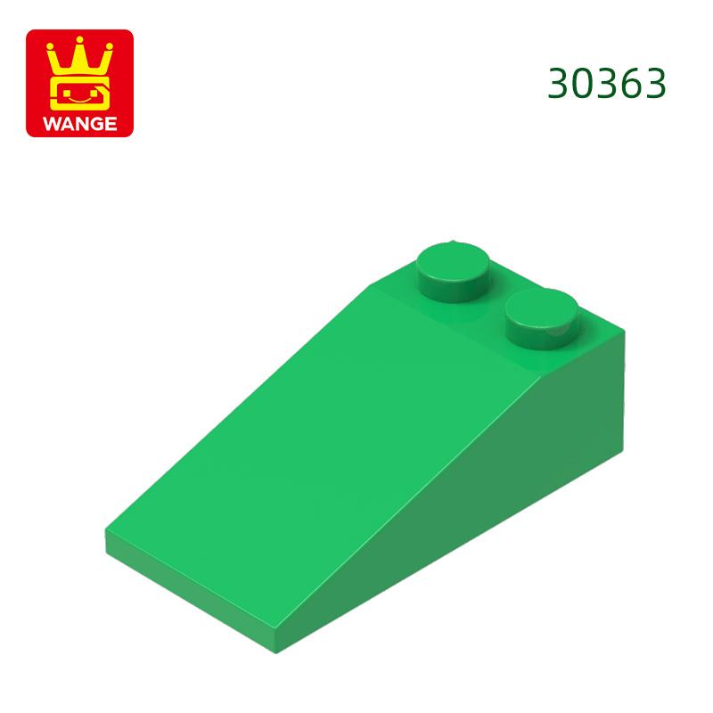 Non-Toxic 62Pcs/Lot 30363 Slope18 2 X 4Holes Slanting 2 Columns Block Moc Color Accessories Compatible With Brick Diy Children Toy