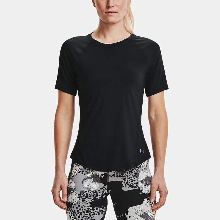 Under Armour RUSH T Shirt Women's Black 1368178-001