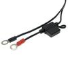 Terminal Battery Ring Harness Quick Connect Cable Ring Terminal Harness 1 Piece Black Red Motorcycles PVC Copper