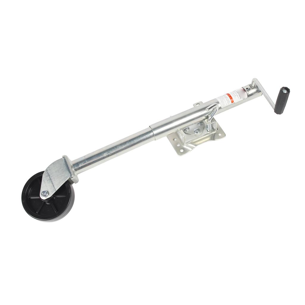 Trailer Jack 1200lbs Capacity Adjustable Rugged Reliable Swivel Trailer Jack with 6 Inch Nylon Wheel For ATV UTV RVs