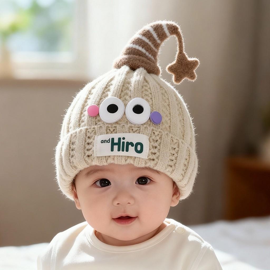 Baby Knit Hat Winter Warm Thick Wool Cap For Newborns And Infants