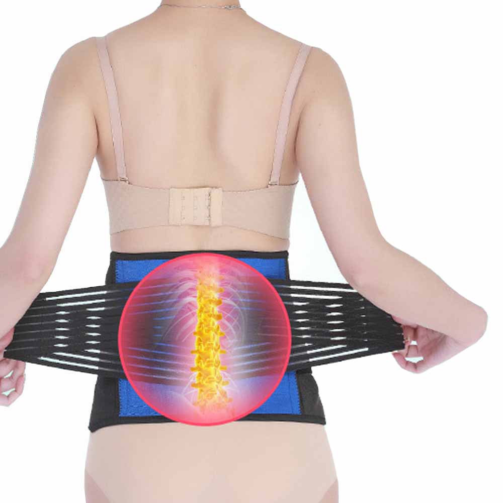 M-6Xl Posture Back Support Belt for Women Men Elastic Waist Corset Sports Lumbar Brace Large Size