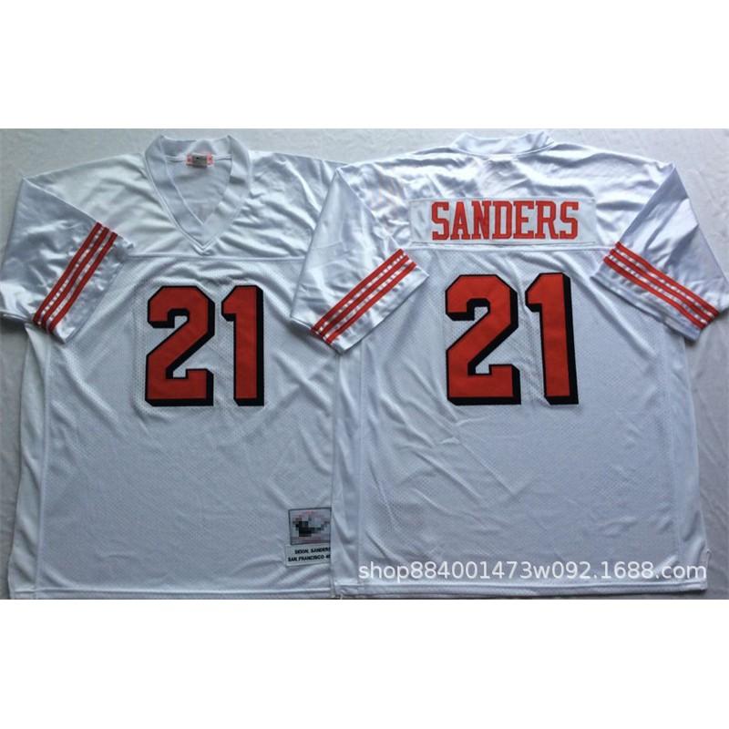 San Francisco 49ers Retro Football Jersey Mens Cotton Blend Training Uniform American Practice Fan Wear