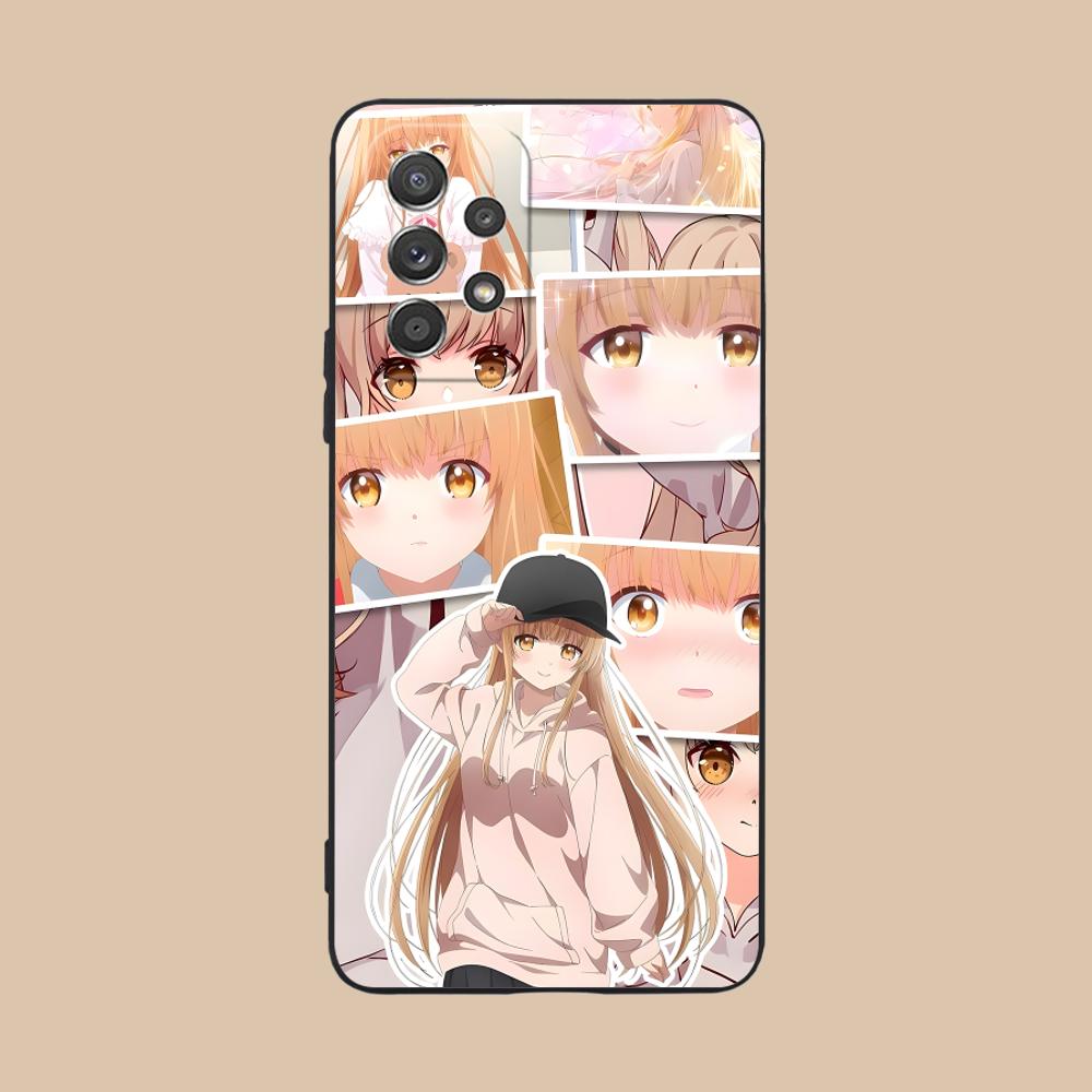 Angel Mahiru Shina Phone Case for Samsung Galaxy M55 54 42 35 34 33 32 23 22 15 14 13 12 F55 5G Soft TPU Shockproof Cover