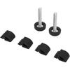 Hood Bumper Stopper Set, Heavy Duty Rubber Cushion Replacement for Truck 1967-1972, Compatible with Other Vehicle Accessories