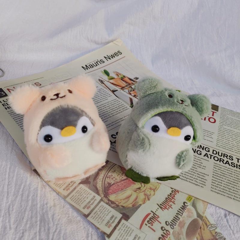 Penguin Plush Backpack Pendant With Comfortable Material For Kids Decor