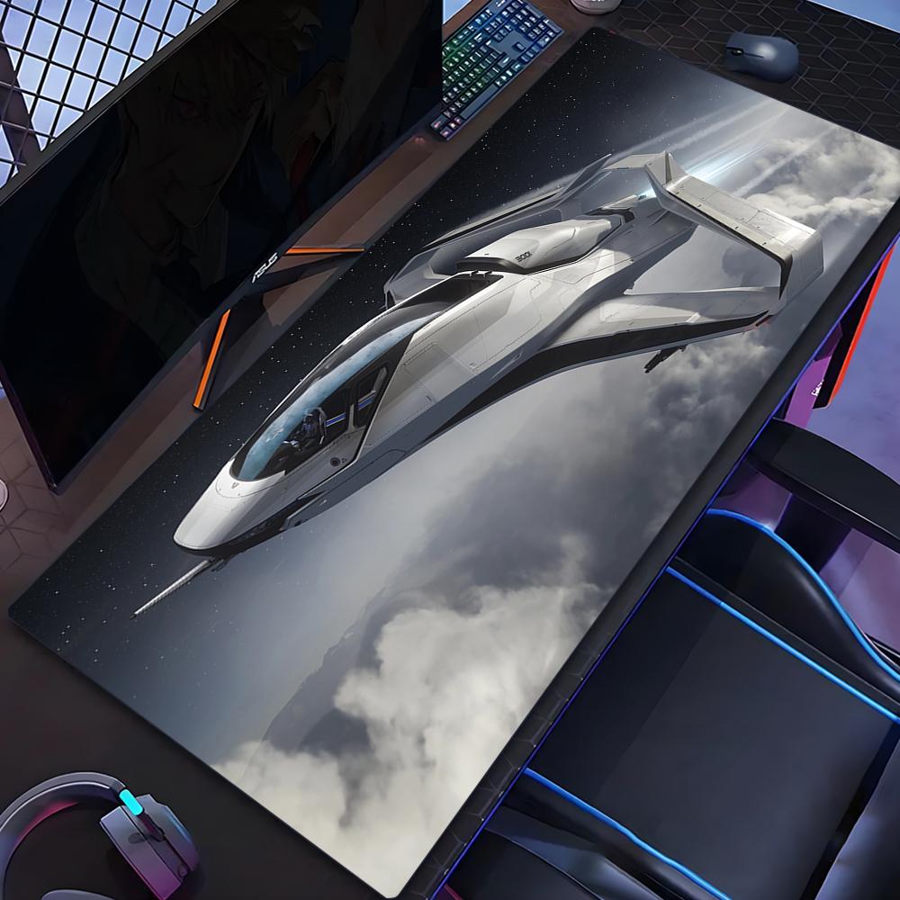Gra star citizen Podkładka pod mysz 500X1000 mm Duża podkładka pod mysz gamingową Gamer XL Gumowa Otaku Podkładka pod klawiaturę Mata na biurko do laptopa