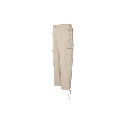 Solid Color Brand Logo Cargo Style Multi Pocket Sports Pants Women Pants Khaki DV1384-250