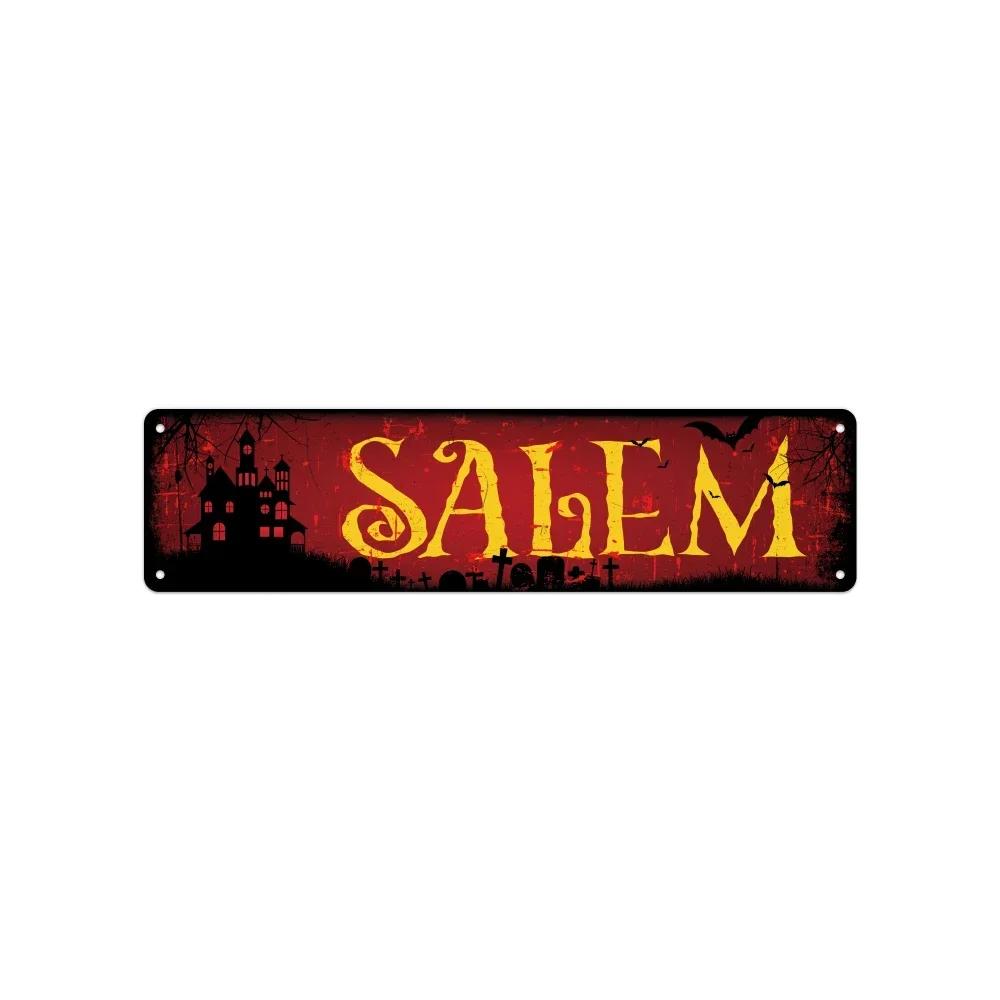 Vintage Horror Movie Road Metal Sign Perfect Wall Art for Home, Restaurant, Bar, Cafe, Garage Water-Proof And Dust-Proof