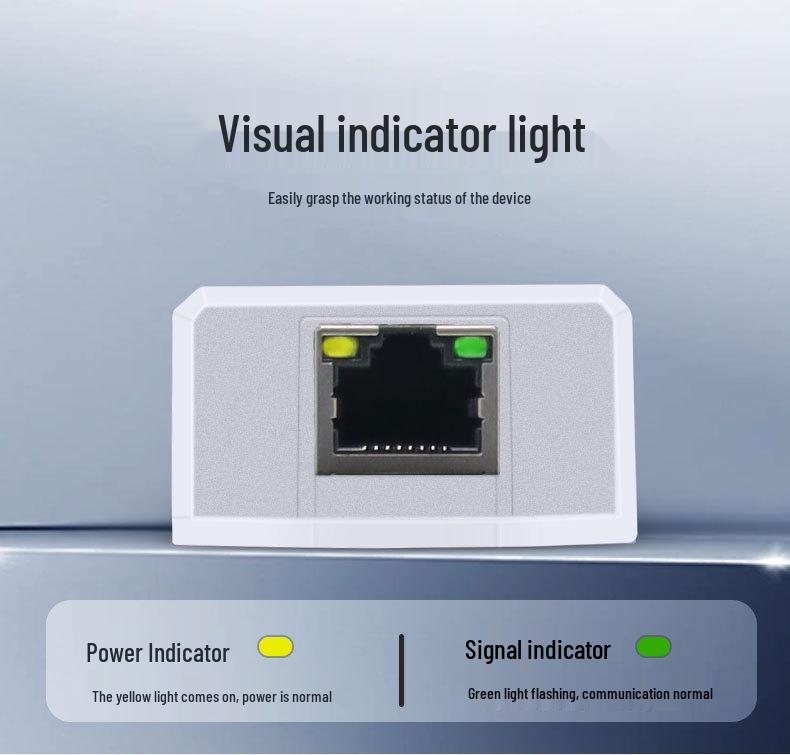 Standard PoE Network Signal Extender: One In, Two Out Repeater (PoeExtender)