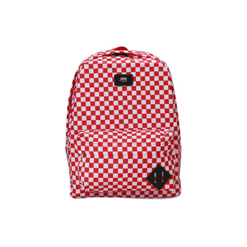 Vans Polyester Backpack Regular Unisex Red White Vans VN0A3I6RRND