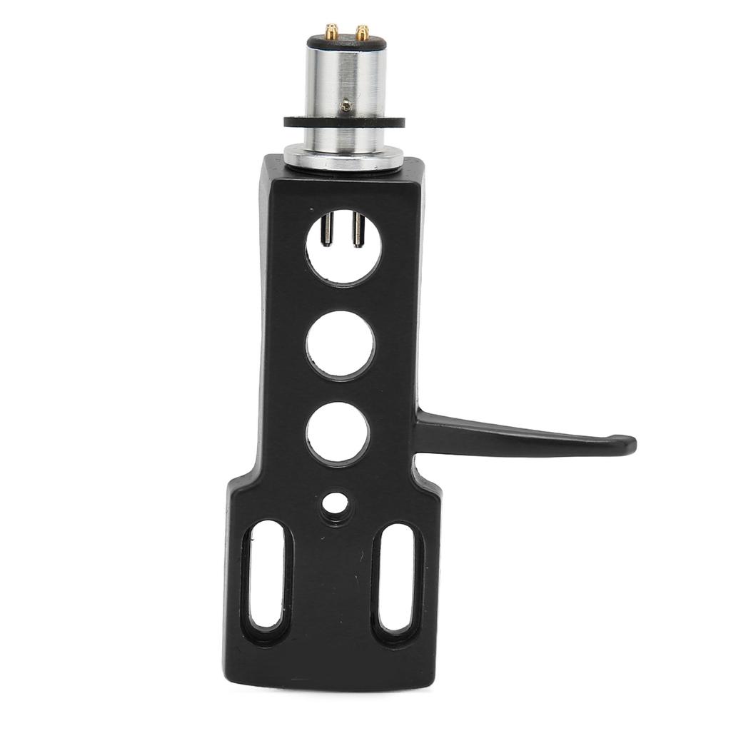 Vinyl Stylus Holder Aluminium Alloy Vinyl Record Phonograph Cartridge Holder with 4 Connection Wires