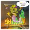 LED Note Board with Colors Memo LED Letter Message Board for Home Office Restaurants Bar