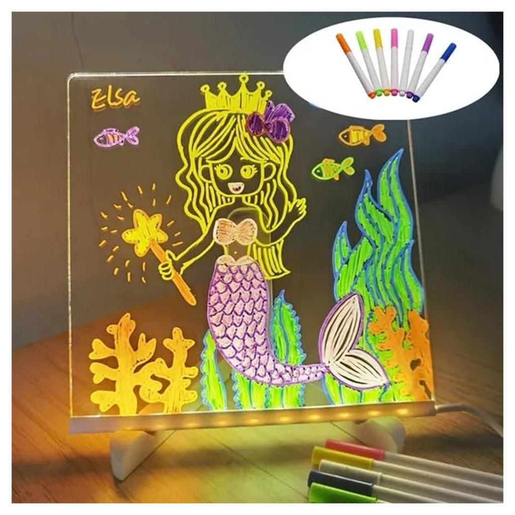 LED Note Board with Colors Memo LED Letter Message Board for Home Office Restaurants Bar