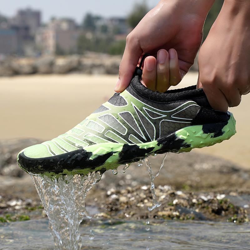 Sommer Wanderschuhe Badeschuhe Herren und Damen Outdoor Tauchschuhe Strandschuhe Herren Schnellintervention Wasserschuhe