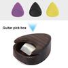 Guitar Picks Wood Box Moisture-proof Guitar Pick Musical Instrument Accessory Fine Workmanship Plectrum Storage Box