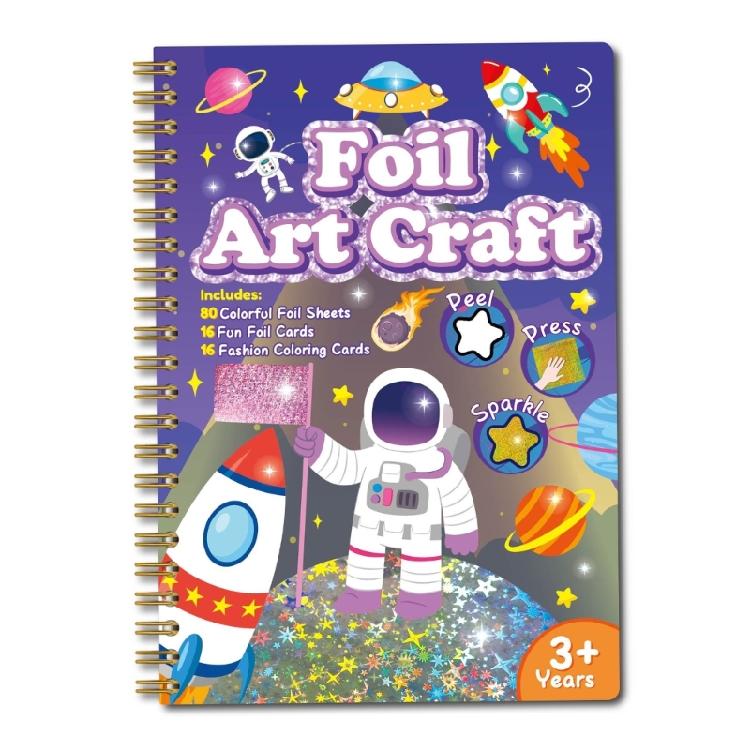 

Foil Art Coloring Book For Various Occasions Featuring Multiple Themes Perfect Gift For DIY Craft Projects At Parties