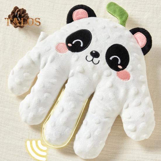 Baby Soothing Palm Baby Patter Automatic Baby Slap Sleep Toy with Remote Control Red Bean Filling Adjustable Speeds Infant Soothing Sleep Aid