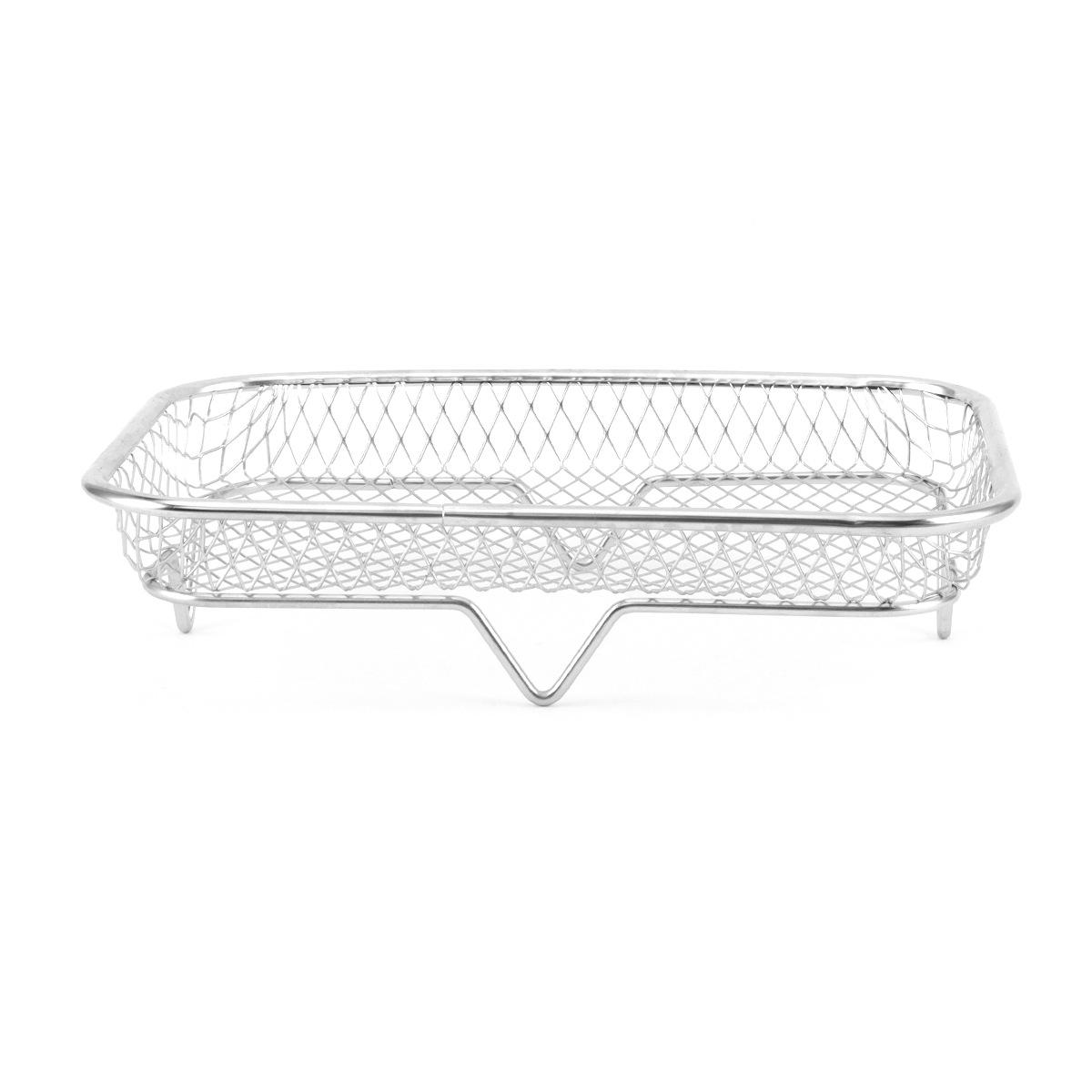 Stainless Steel Circular Barbecue Net, Household Multi-purpose Grill, Oil Rack, Drain Rack, BBQ Drying Bracket Air Fryer Grill Net 1
