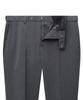 MUSINSA STANDARD Lightweight Semi-Wide Hidden Banding Slacks [Medium Gray]
